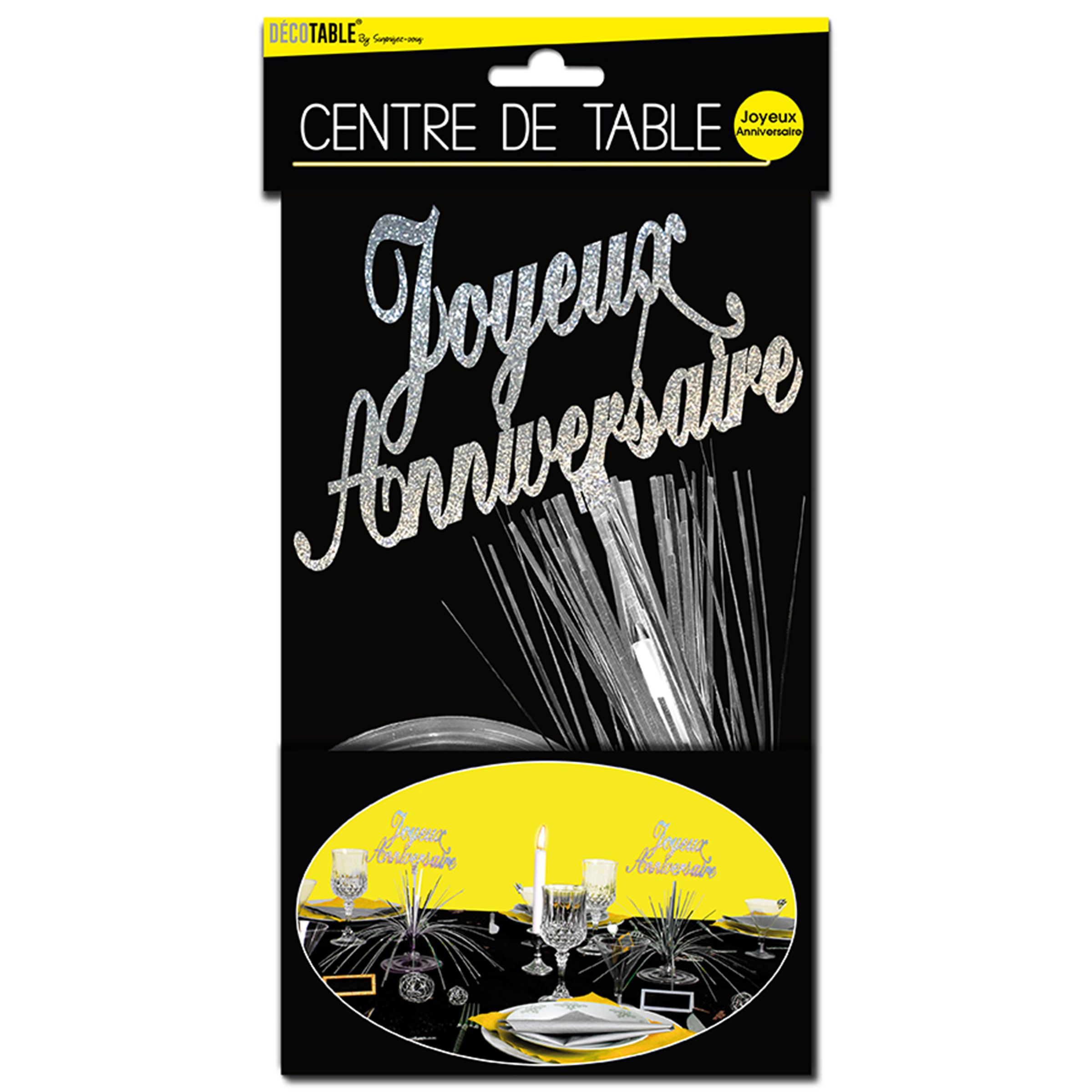 9 Décorations Table Anniversaire En Carton Alvéolaire - Motifs Gâteaux, Ballons, Joyeux Anniversaire, Pour Fête